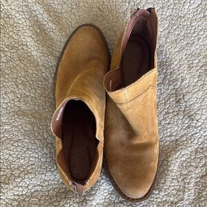 Born Tan Suede Ankle Boots